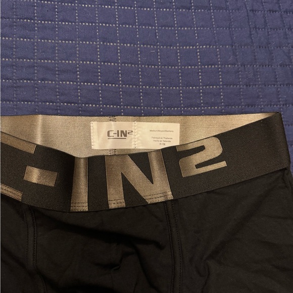 Men’s Black Trunks. Cotton. Medium. New. - Picture 3 of 3
